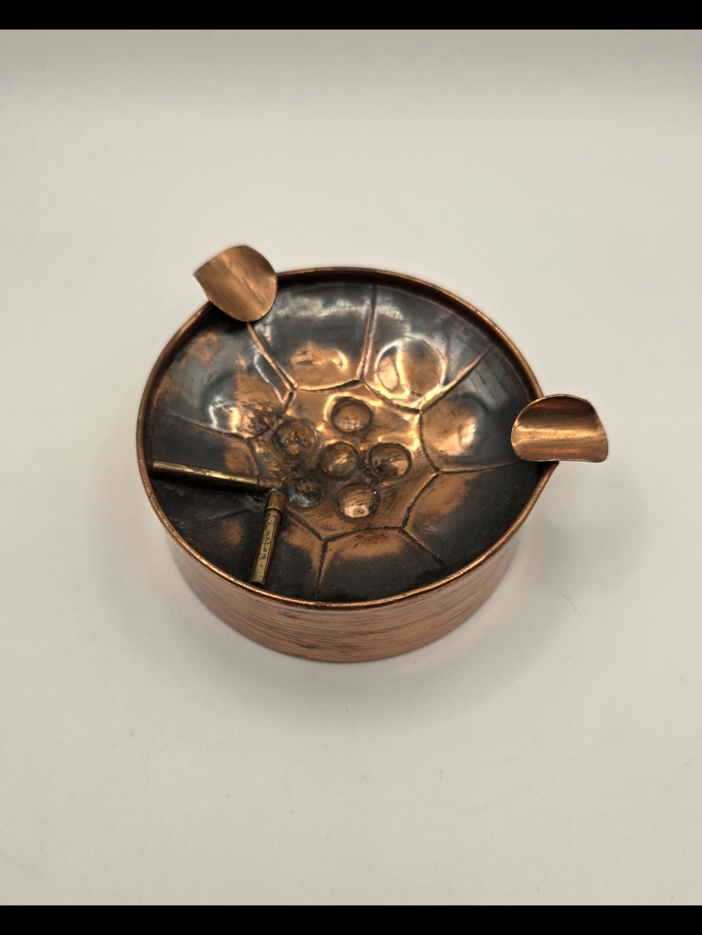 Trinidad Steel Drum Handmade Copper Ashtray